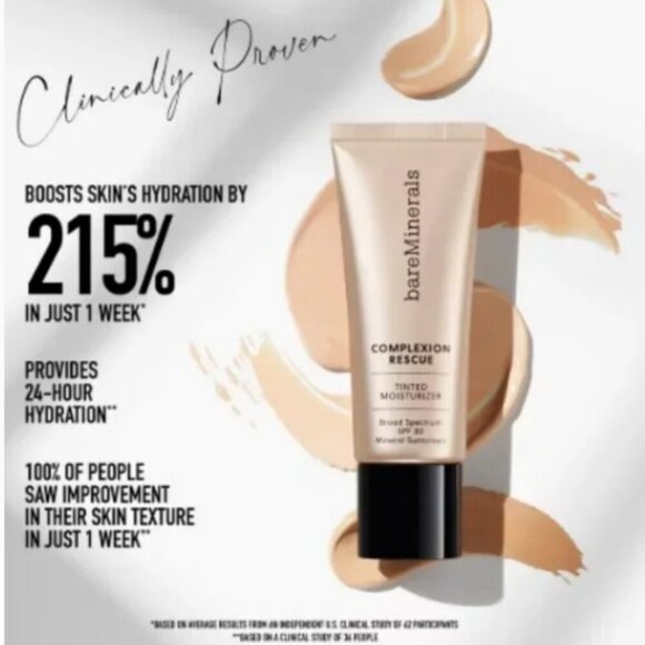 bareMinerals Complexion Rescue Tinted Moisturizer SPF 30 NIB - Picture 3 of 3